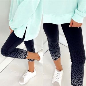 Leopard ombre leggings